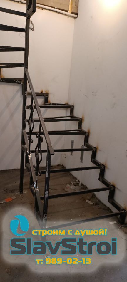Изготовление и монтаж лестниц на металлокаркасе под ключ в Самаре и Самарской области - тел. 989-02-13