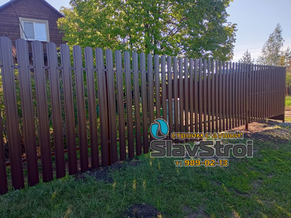 Заборы, ворота, калитки - ограждения из штакетника с установкой под ключ в Самаре и Самарской области - тел. 989-02-13