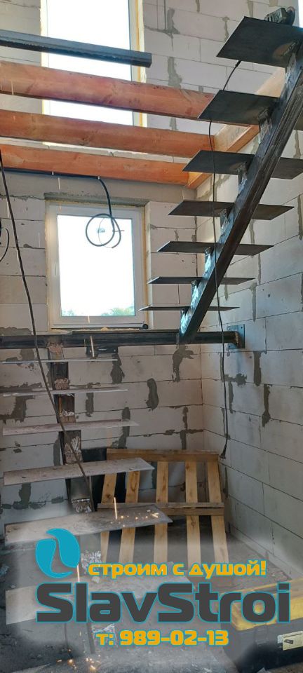 Изготовление и монтаж лестниц на металлокаркасе под ключ в Самаре и Самарской области - тел. 989-02-13