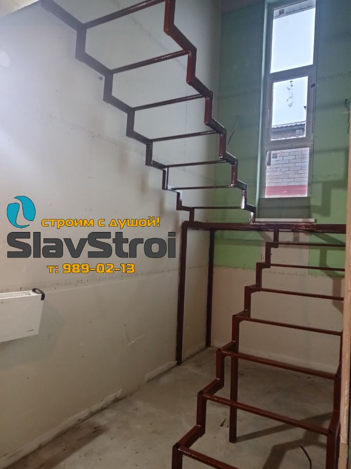 Изготовление и монтаж лестниц на металлокаркасе под ключ в Самаре и Самарской области - тел. 989-02-13