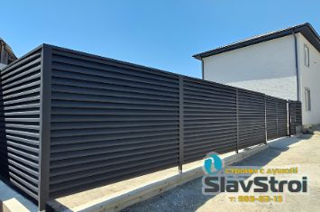 Заборы, ворота, калитки - ограждения из профнастила с установкой под ключ в Самаре и Самарской области - тел. 989-02-13