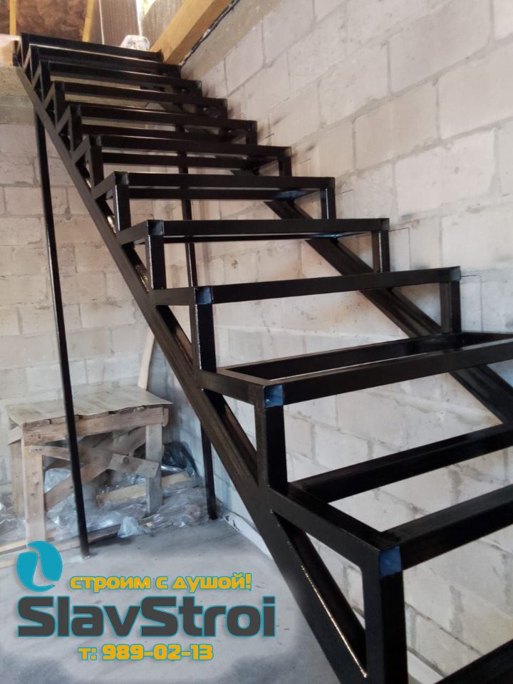 Изготовление и монтаж лестниц на металлокаркасе под ключ в Самаре и Самарской области - тел. 989-02-13