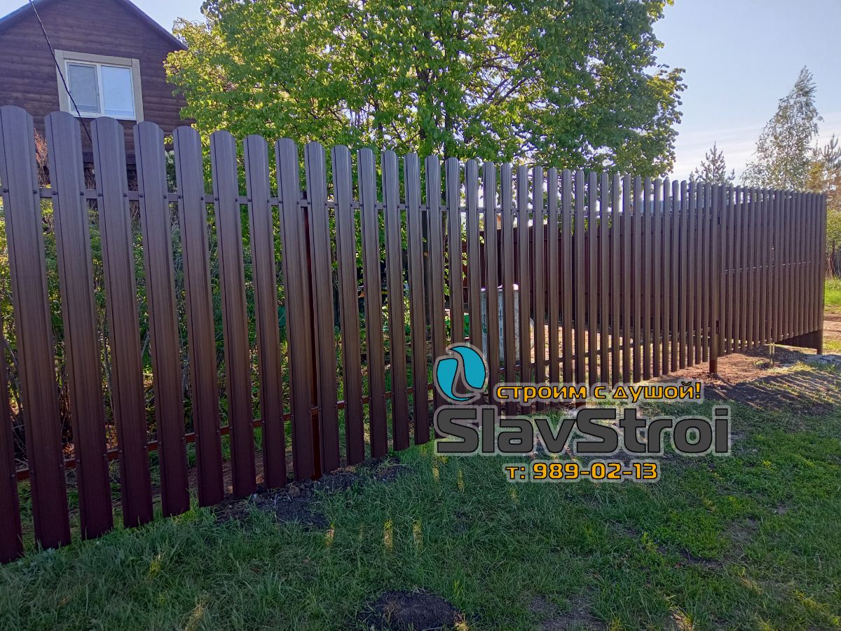 Заборы, ворота, калитки - ограждения из штакетника с установкой под ключ в Самаре и Самарской области - тел. 989-02-13