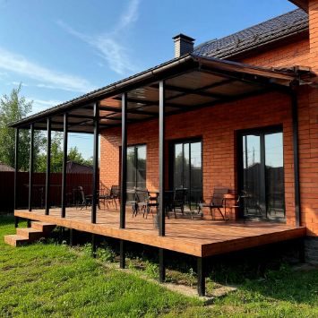 Навесы, автонавесы, террасы, веранды и ангары с установкой под ключ в Самаре и Самарской области - тел. 989-02-13