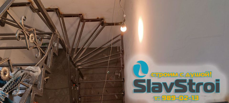 Изготовление и монтаж лестниц на металлокаркасе под ключ в Самаре и Самарской области - тел. 989-02-13