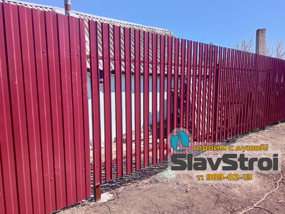 Заборы, ворота, калитки - ограждения из профнастила с установкой под ключ в Самаре и Самарской области - тел. 989-02-13
