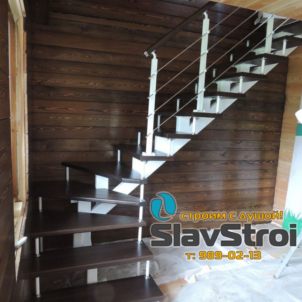 Изготовление и монтаж лестниц на металлокаркасе под ключ в Самаре и Самарской области - тел. 989-02-13