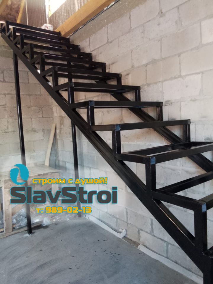 Изготовление и монтаж лестниц на металлокаркасе под ключ в Самаре и Самарской области - тел. 989-02-13