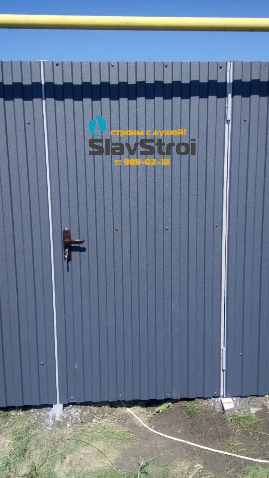 Заборы, ворота, калитки - ограждения из профнастила с установкой под ключ в Самаре и Самарской области - тел. 989-02-13