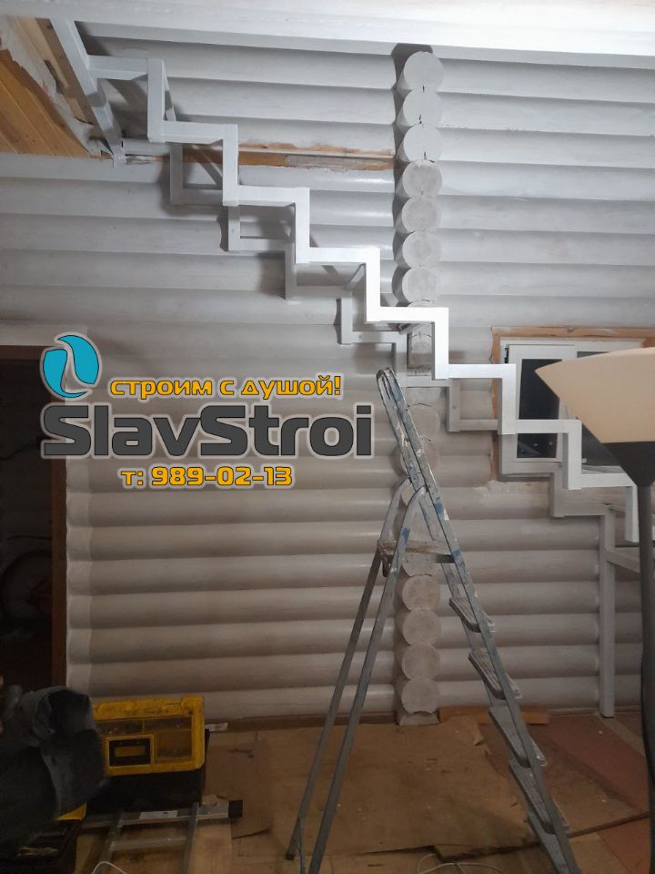Изготовление и монтаж лестниц на металлокаркасе под ключ в Самаре и Самарской области - тел. 989-02-13