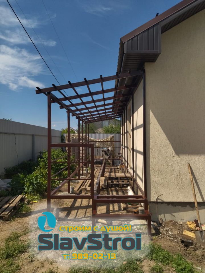 Изготовление и монтаж крылец, веранд, навесов, ангаров, автонавесов надежно и качественно в Самаре и регионе под ключ +7(937)989-02-13