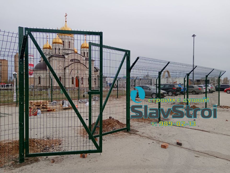 Заборы из сварной 3D сетки Grand Line с установкой под ключ в Самаре и Самарской области - тел. 989-02-13