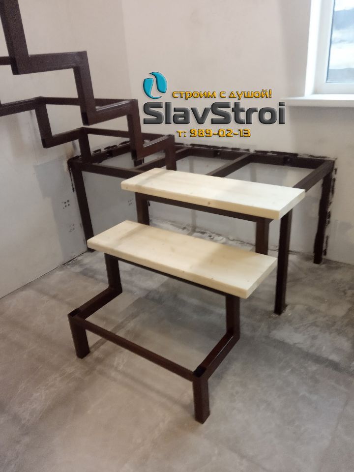 Изготовление и монтаж лестниц на металлокаркасе под ключ в Самаре и Самарской области - тел. 989-02-13