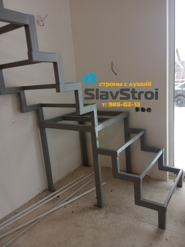 Изготовление и монтаж лестниц на металлокаркасе под ключ в Самаре и Самарской области - тел. 989-02-13