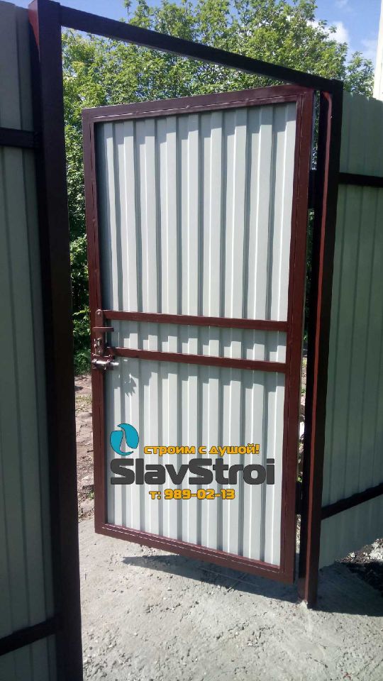 Заборы, ворота, калитки - ограждения из профнастила с установкой под ключ в Самаре и Самарской области - тел. 989-02-13