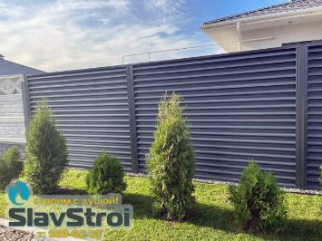 Заборы, ворота, калитки - ограждения из профнастила с установкой под ключ в Самаре и Самарской области - тел. 989-02-13