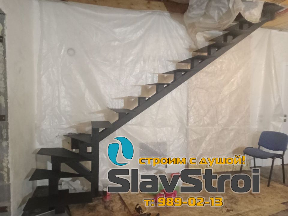 Изготовление и монтаж лестниц на металлокаркасе под ключ в Самаре и Самарской области - тел. 989-02-13