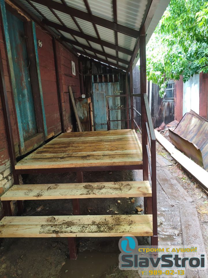 Изготовление и монтаж крылец, веранд, навесов, ангаров, автонавесов надежно и качественно в Самаре и регионе под ключ +7(937)989-02-13