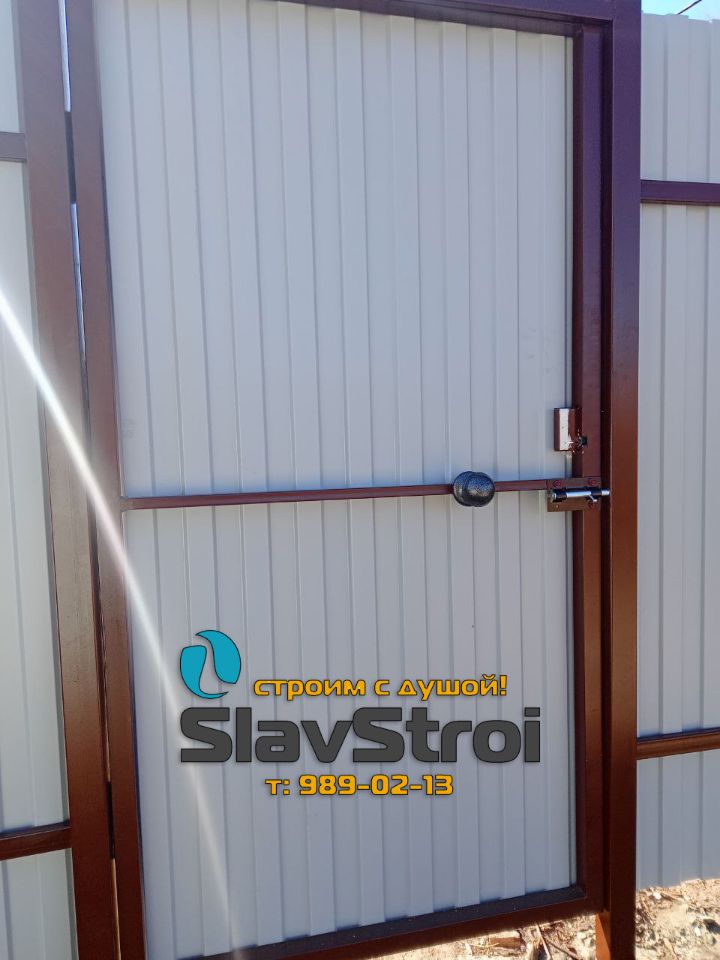 Заборы, ворота, калитки - ограждения из профнастила с установкой под ключ в Самаре и Самарской области - тел. 989-02-13