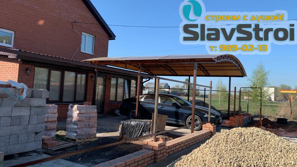 Изготовление и монтаж крылец, веранд, навесов, ангаров, автонавесов надежно и качественно в Самаре и регионе под ключ +7(937)989-02-13