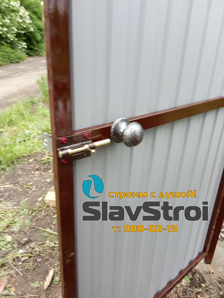 Заборы, ворота, калитки - ограждения из профнастила с установкой под ключ в Самаре и Самарской области - тел. 989-02-13