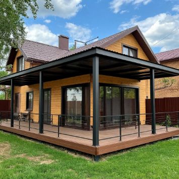 Навесы, автонавесы, террасы, веранды и ангары с установкой под ключ в Самаре и Самарской области - тел. 989-02-13