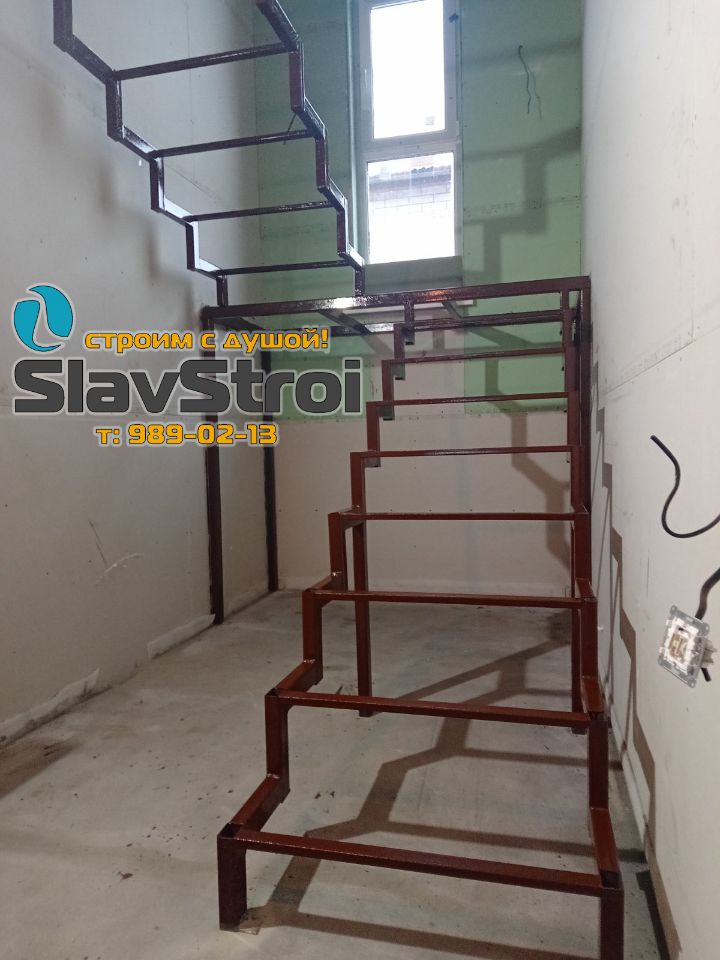 Изготовление и монтаж лестниц на металлокаркасе под ключ в Самаре и Самарской области - тел. 989-02-13