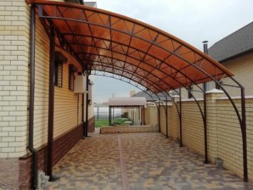 Навесы, автонавесы, террасы, веранды, ангары с установкой под ключ в Самаре и Самарской области - тел. 989-02-13