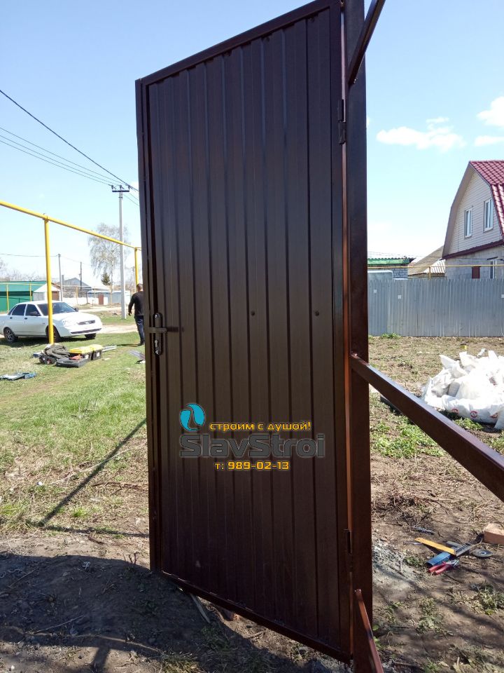 Заборы, ворота, калитки - ограждения из профнастила с установкой под ключ в Самаре и Самарской области - тел. 989-02-13