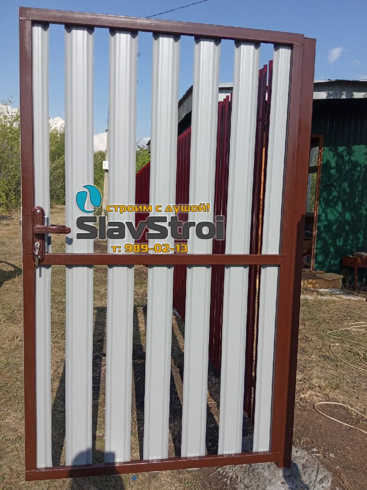 Заборы, ворота, калитки - ограждения из профнастила с установкой под ключ в Самаре и Самарской области - тел. 989-02-13