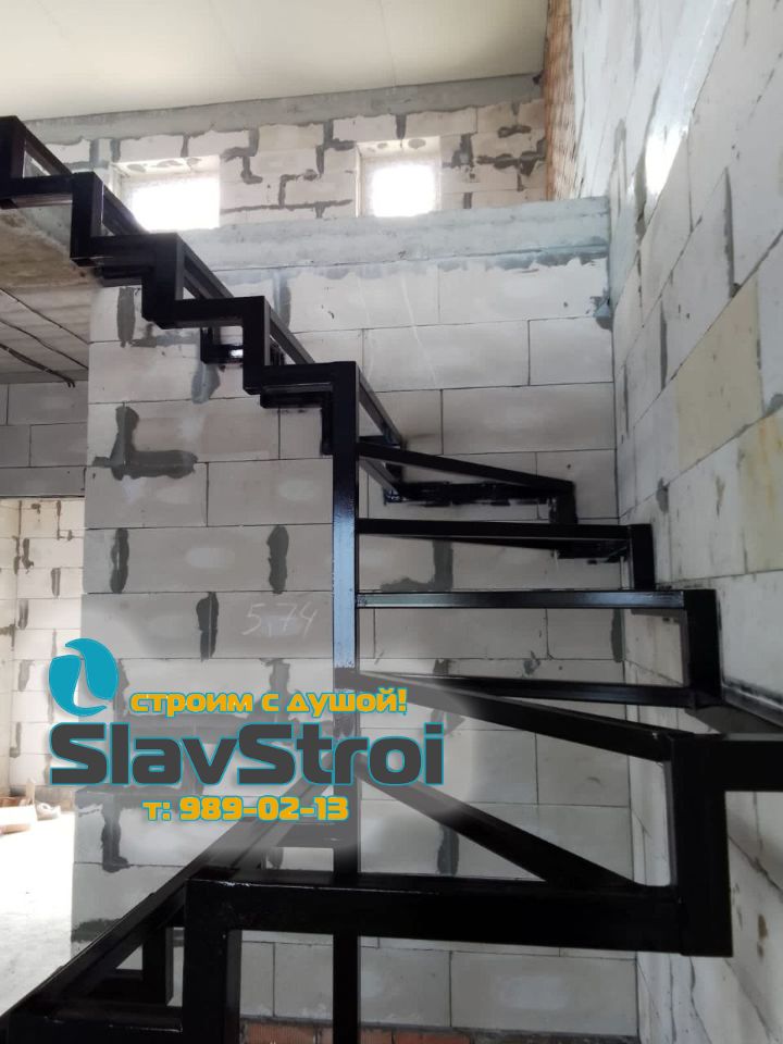 Изготовление и монтаж лестниц на металлокаркасе под ключ в Самаре и Самарской области - тел. 989-02-13