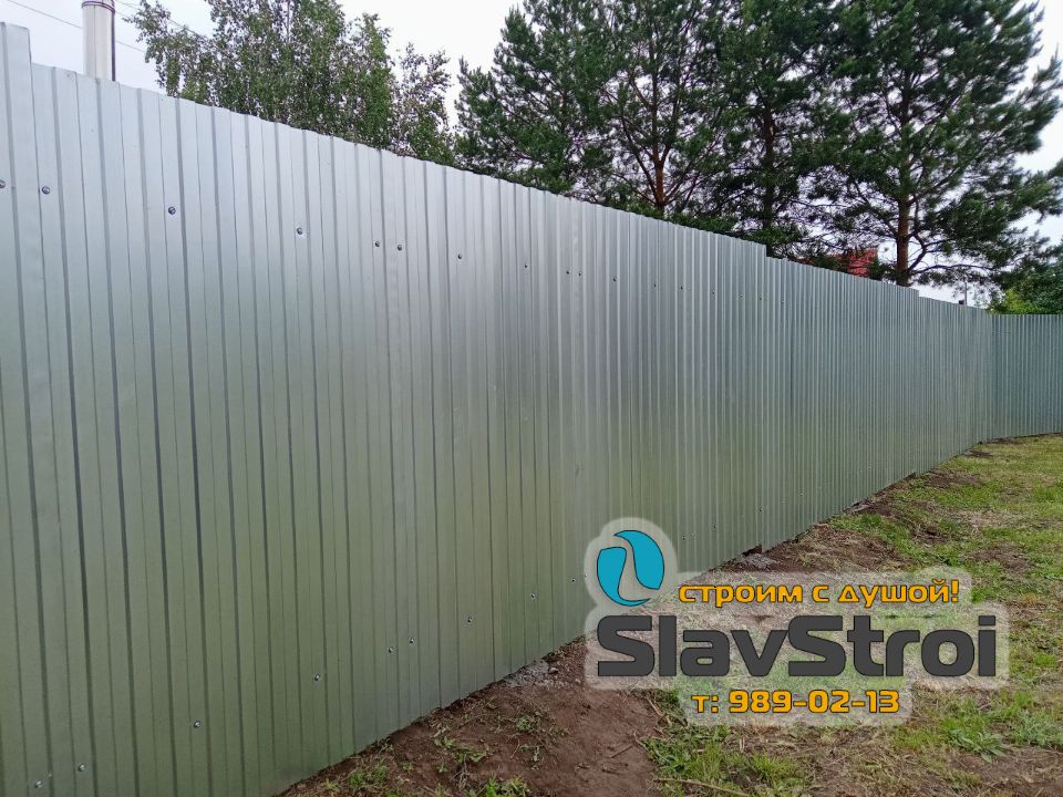 Заборы, ворота, калитки - ограждения из профнастила с установкой под ключ в Самаре и Самарской области - тел. 989-02-13
