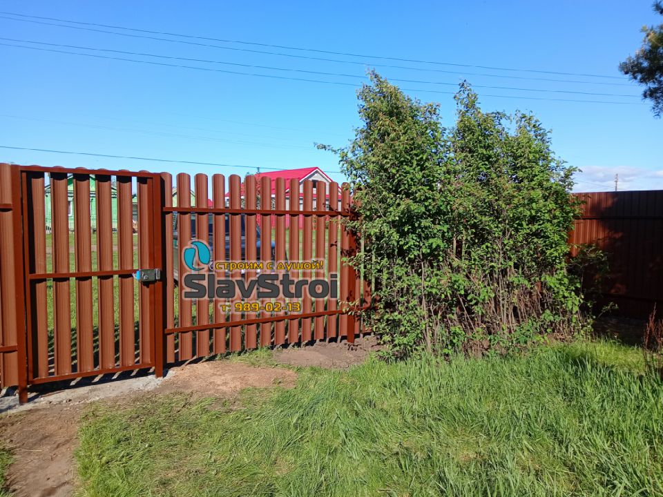 Заборы, ворота, калитки - ограждения из штакетника с установкой под ключ в Самаре и Самарской области - тел. 989-02-13