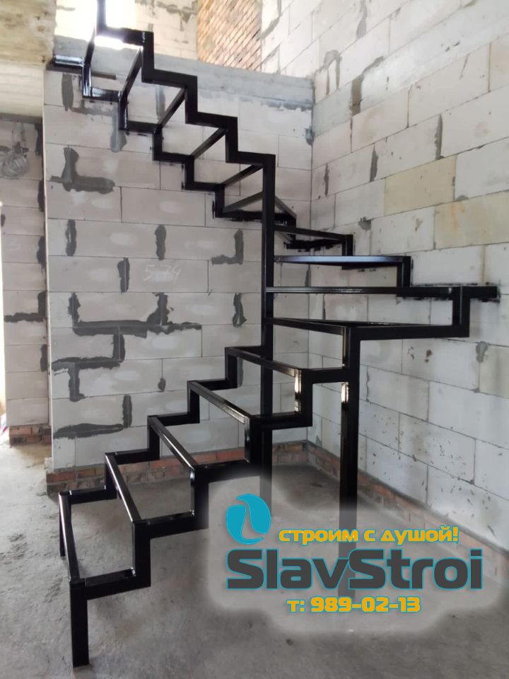Изготовление и монтаж лестниц на металлокаркасе под ключ в Самаре и Самарской области - тел. 989-02-13
