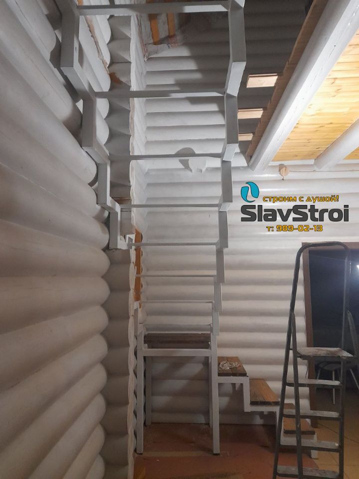 Изготовление и монтаж лестниц на металлокаркасе под ключ в Самаре и Самарской области - тел. 989-02-13