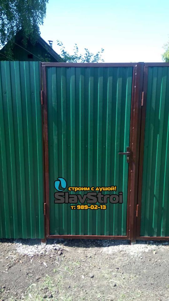 Заборы, ворота, калитки - ограждения из профнастила с установкой под ключ в Самаре и Самарской области - тел. 989-02-13
