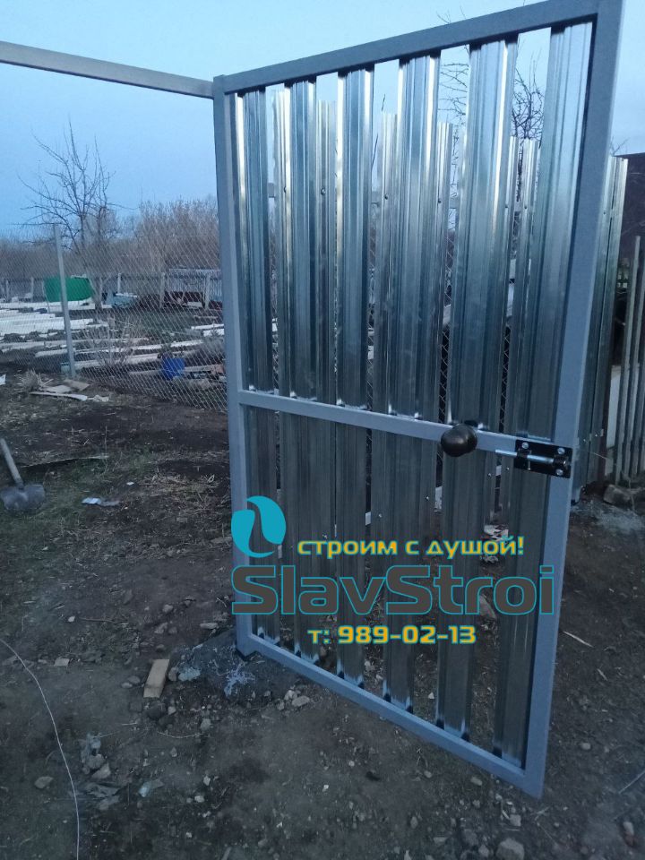 Заборы, ворота, калитки - ограждения из профнастила с установкой под ключ в Самаре и Самарской области - тел. 989-02-13