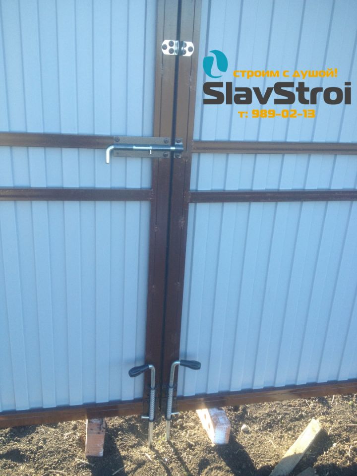 Заборы, ворота, калитки - ограждения из профнастила с установкой под ключ в Самаре и Самарской области - тел. 989-02-13