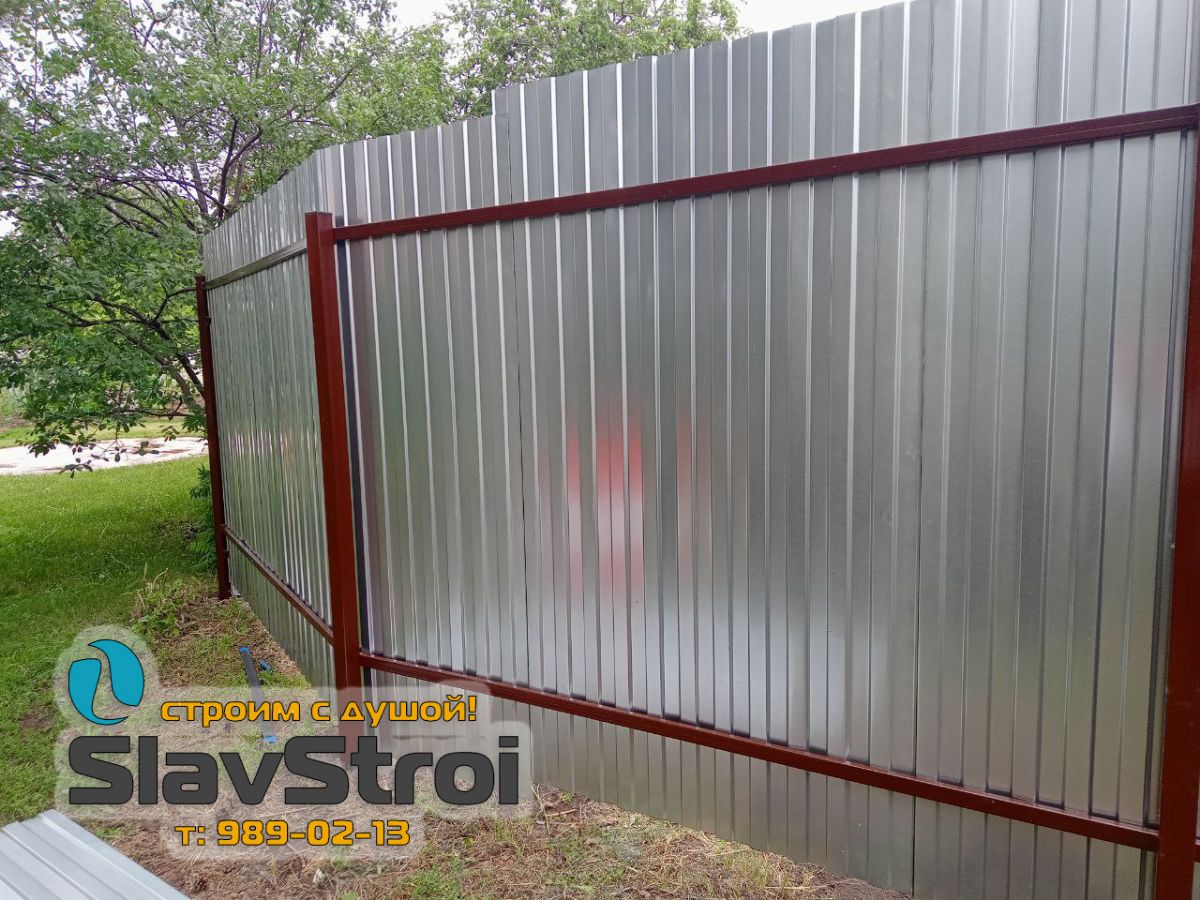 Заборы, ворота, калитки - ограждения из профнастила с установкой под ключ в Самаре и Самарской области - тел. 989-02-13