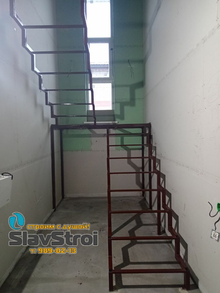 Изготовление и монтаж лестниц на металлокаркасе под ключ в Самаре и Самарской области - тел. 989-02-13