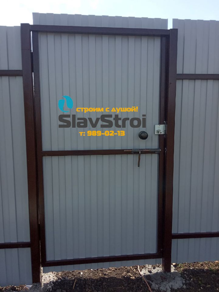 Заборы, ворота, калитки - ограждения из профнастила с установкой под ключ в Самаре и Самарской области - тел. 989-02-13