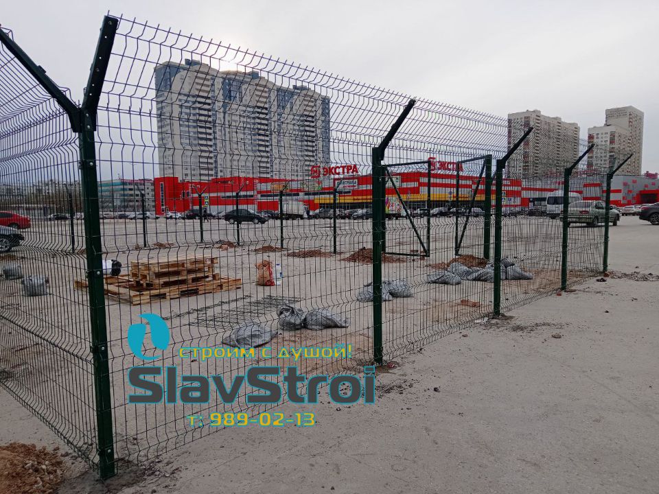 Заборы из сварной 3D сетки Grand Line с установкой под ключ в Самаре и Самарской области - тел. 989-02-13