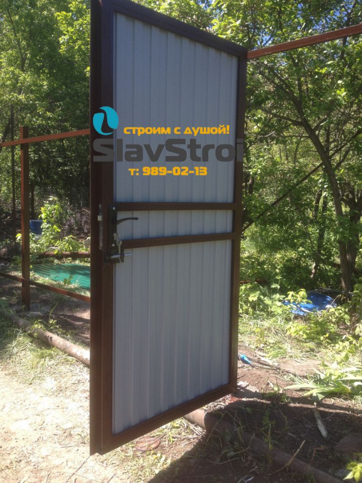 Заборы, ворота, калитки - ограждения из профнастила с установкой под ключ в Самаре и Самарской области - тел. 989-02-13