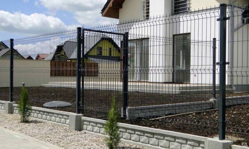 Заборы из сварной 3D сетки Grand Line с установкой под ключ в Самаре и Самарской области - тел. 989-02-13