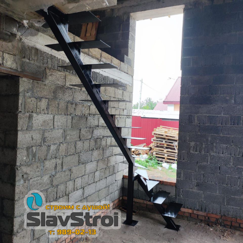 Изготовление и монтаж лестниц на металлокаркасе под ключ в Самаре и Самарской области - тел. 989-02-13