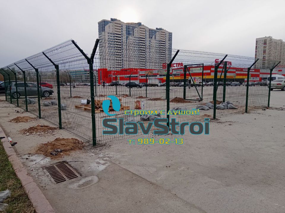 Заборы из сварной 3D сетки Grand Line с установкой под ключ в Самаре и Самарской области - тел. 989-02-13