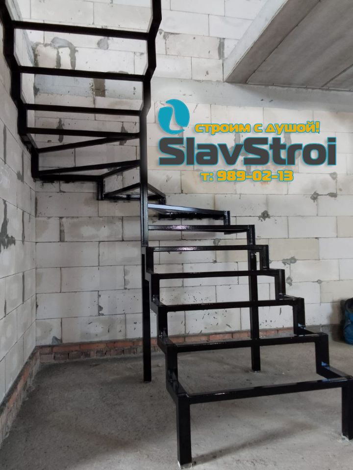 Изготовление и монтаж лестниц на металлокаркасе под ключ в Самаре и Самарской области - тел. 989-02-13