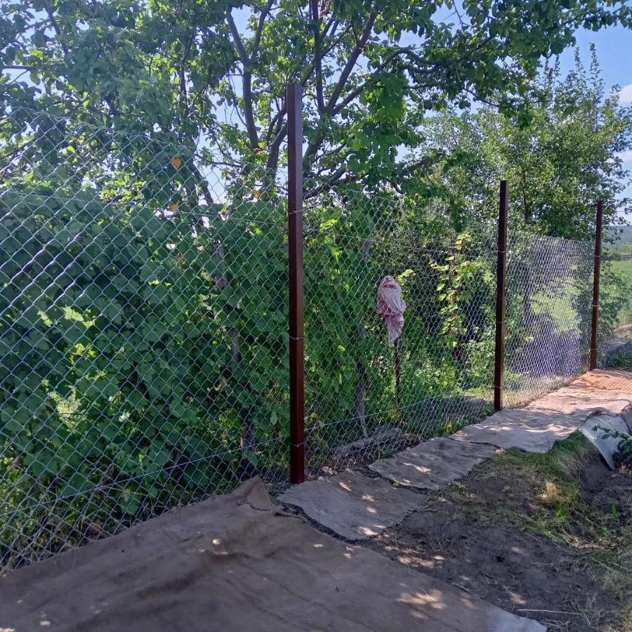 Заборы, ворота, калитки - ограждения из сетки Рабица с установкой под ключ в Самаре и Самарской области - тел. 989-02-13