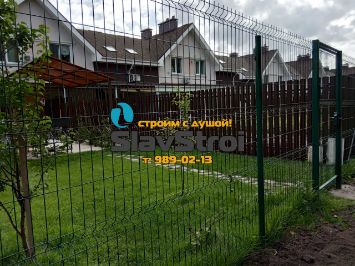 Заборы из сварной 3D сетки Grand Line с установкой под ключ в Самаре и Самарской области - тел. 989-02-13