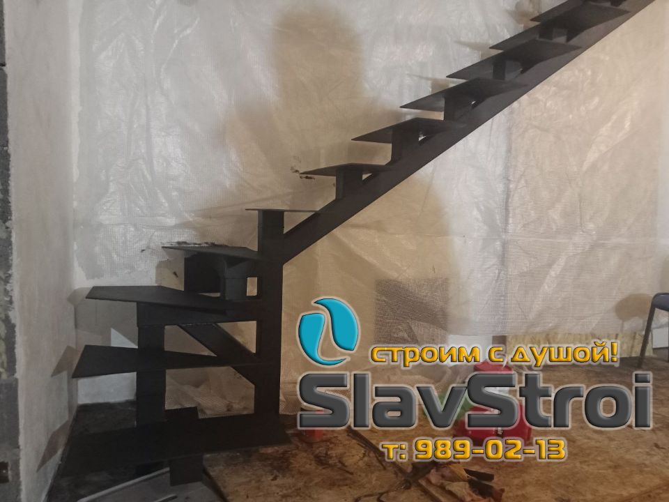 Изготовление и монтаж лестниц на металлокаркасе под ключ в Самаре и Самарской области - тел. 989-02-13